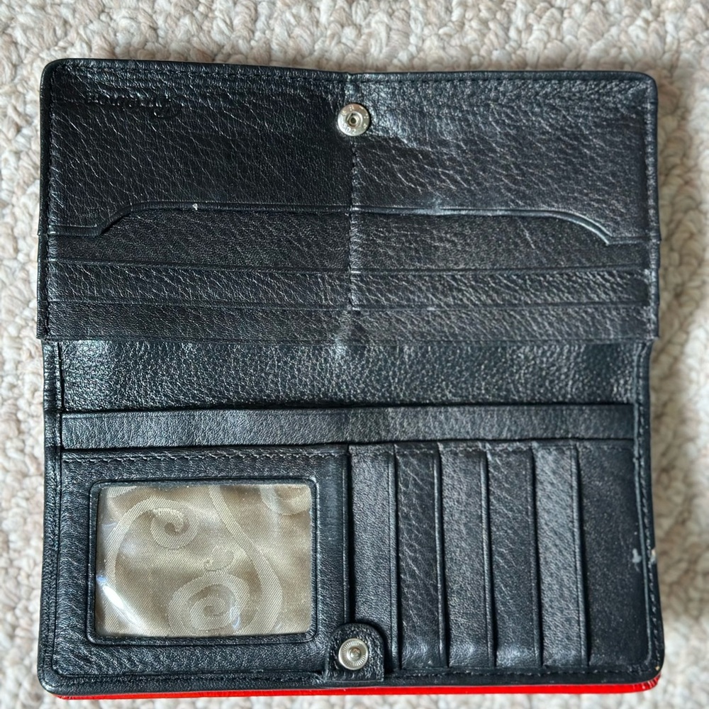 Brighton Red and White Graphic Wallet - Picture 16 of 17